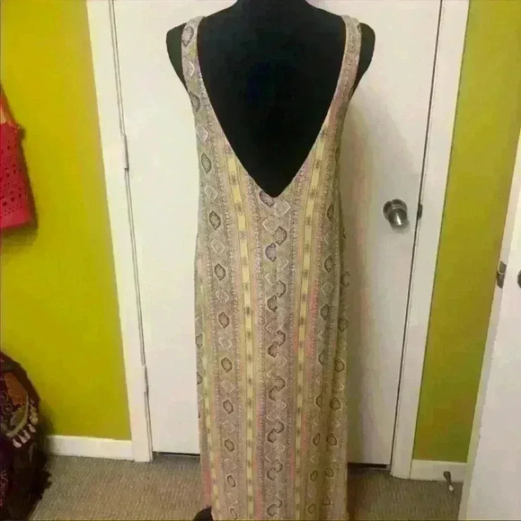 Mumu Patterned Maxi Dress Size Small🍓 - Picture 6 of 8